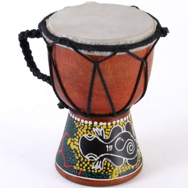 Hand Carved Djembe Style “Bongo Drum” | Ferailles