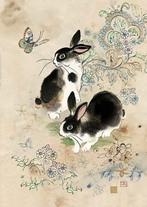 two-rabbits-greeting-card