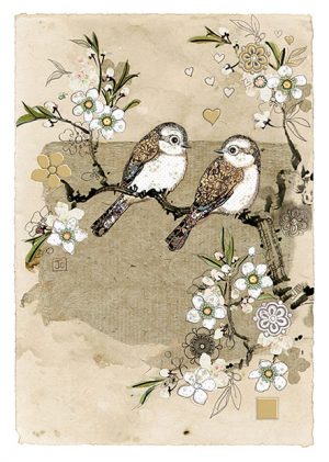 two-white-birds-greeting-card