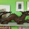 80cm XL Flying Wooden Dragon