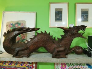 80cm XL Flying Wooden Dragon