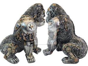 Mechanical Steampunk Gorilla - Side Shots. Ferailles of Yarmouth. The price includes FREE UK P&P