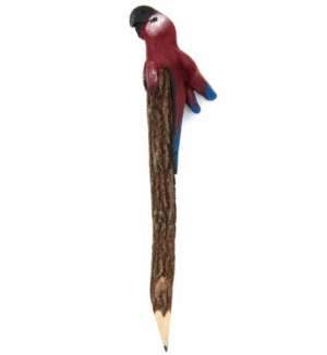 Handmade Thai Sawdust Parrot pencil